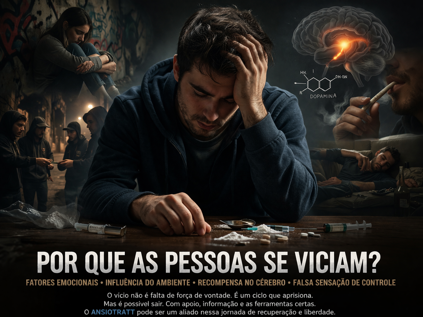Por que as pessoas se viciam? Entenda as causas do vício